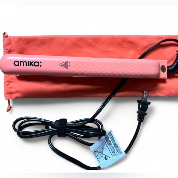 NEW Amika Pink Hair Straightener - Picture 1 of 5